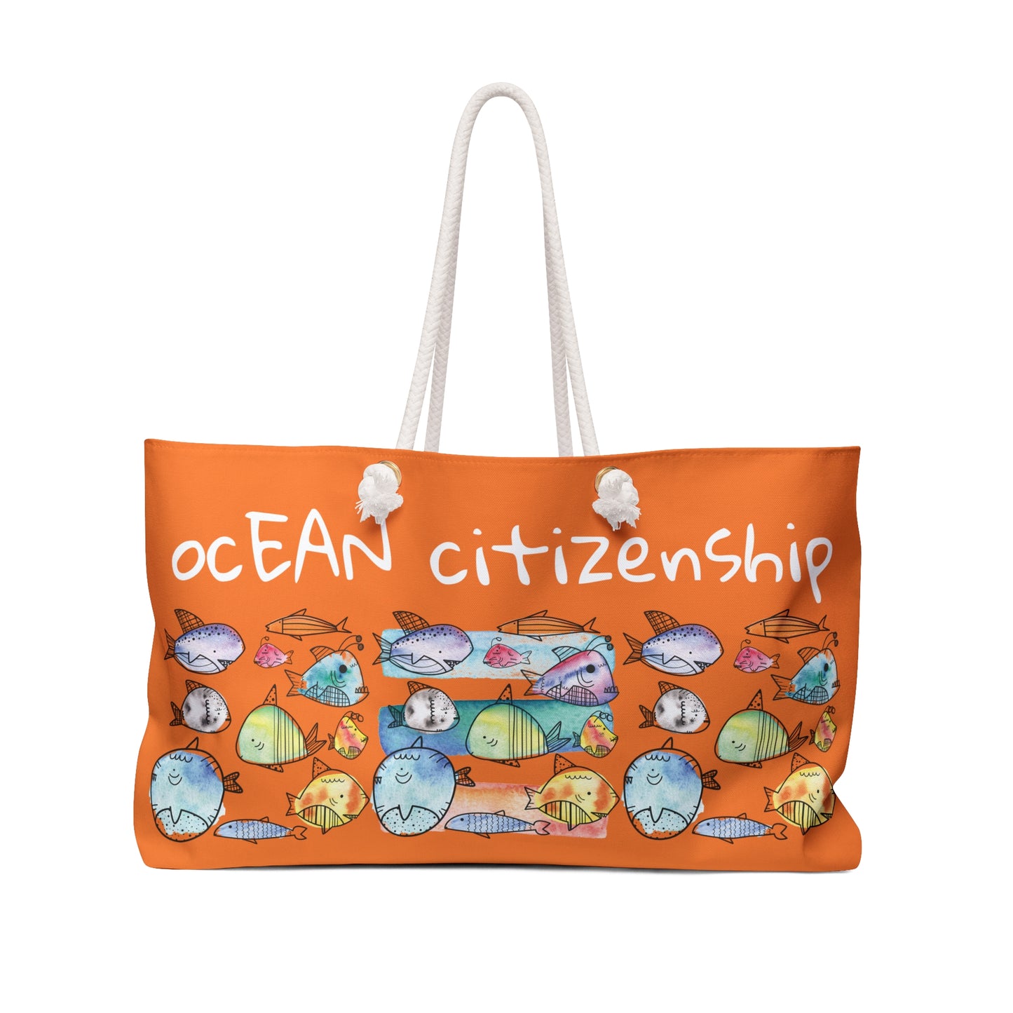 ocEAN citizenship  |  Weekender Bag | Tangerine