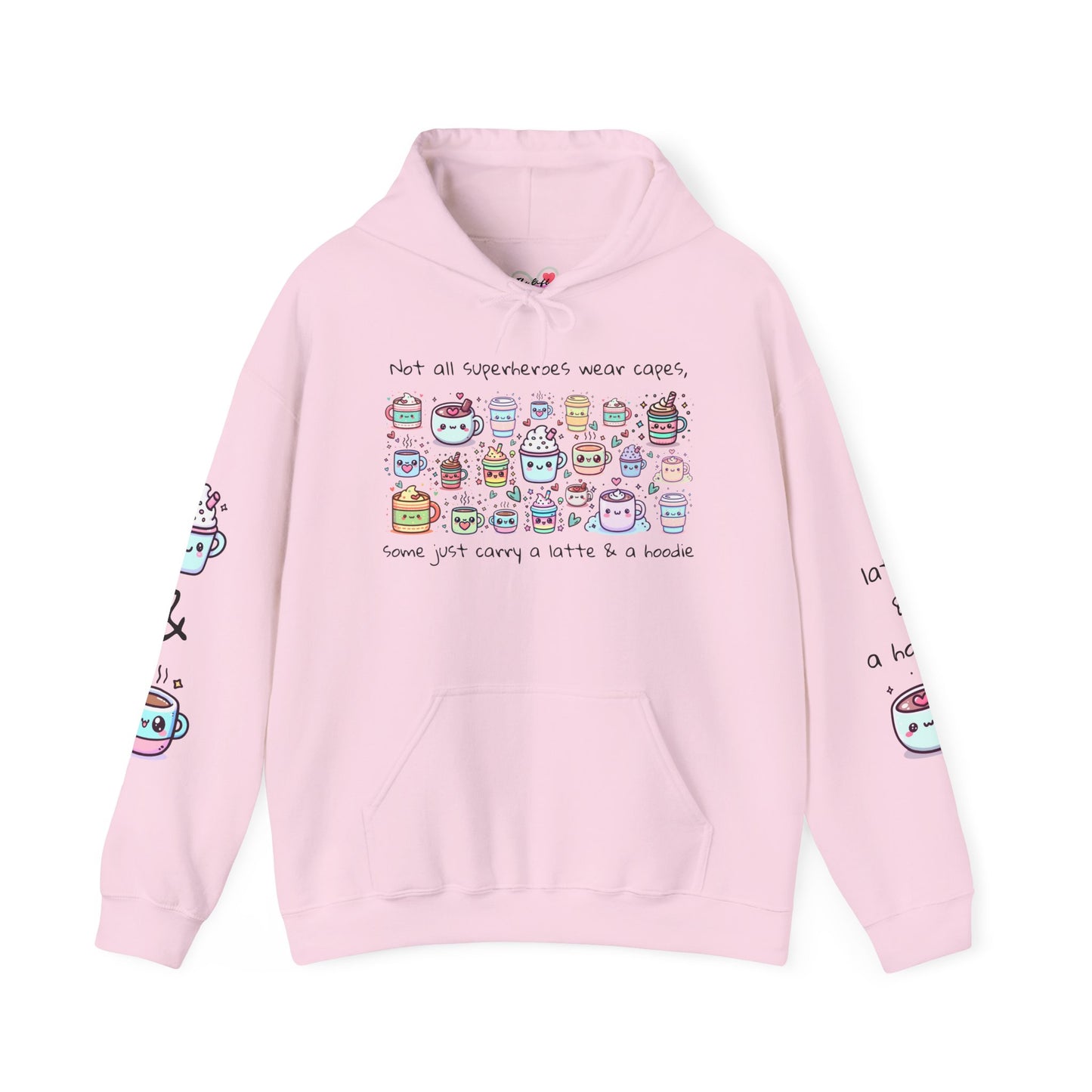 Kawaii Latte Hoodie | Unisex Heavy Blend™ Hooded Sweatshirt |