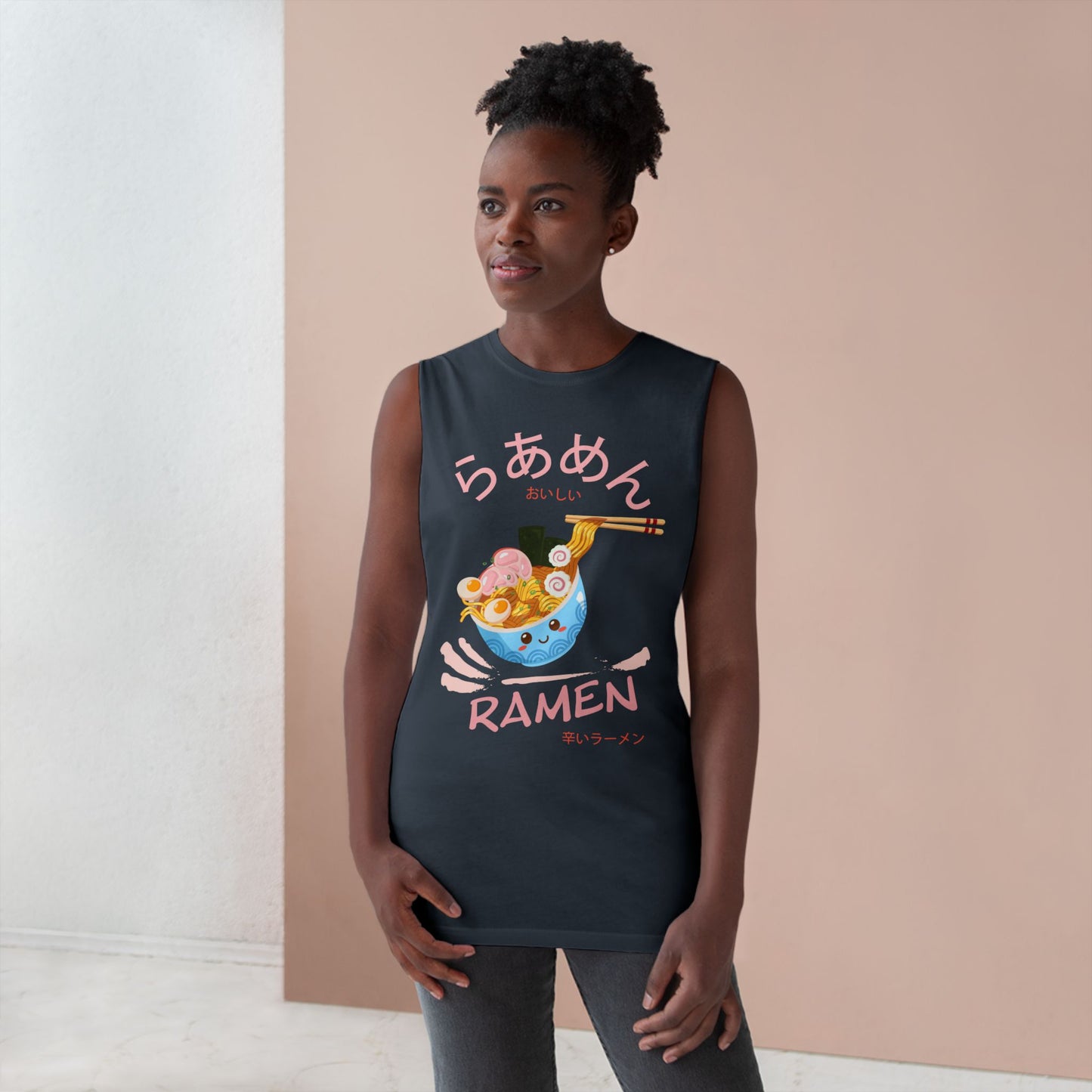 Kawaii Ramen Bowl | Unisex Tank Top with Cute Design | 4 styles