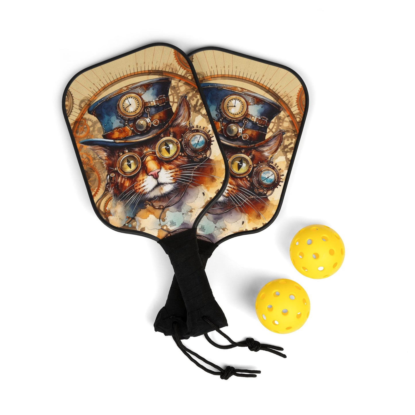 Pickleball Kit | Steampunk Cats | Cat 4