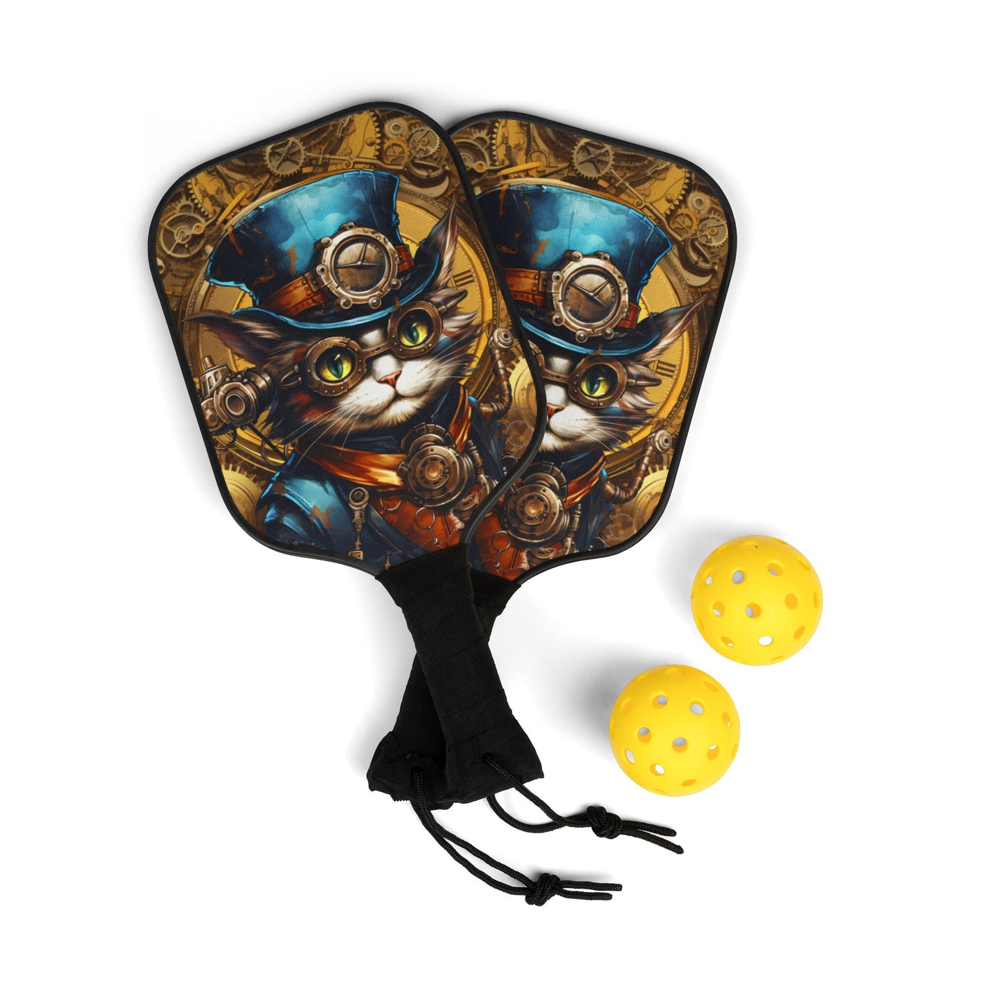 Pickleball Kit | Steampunk Cats | Cat 3