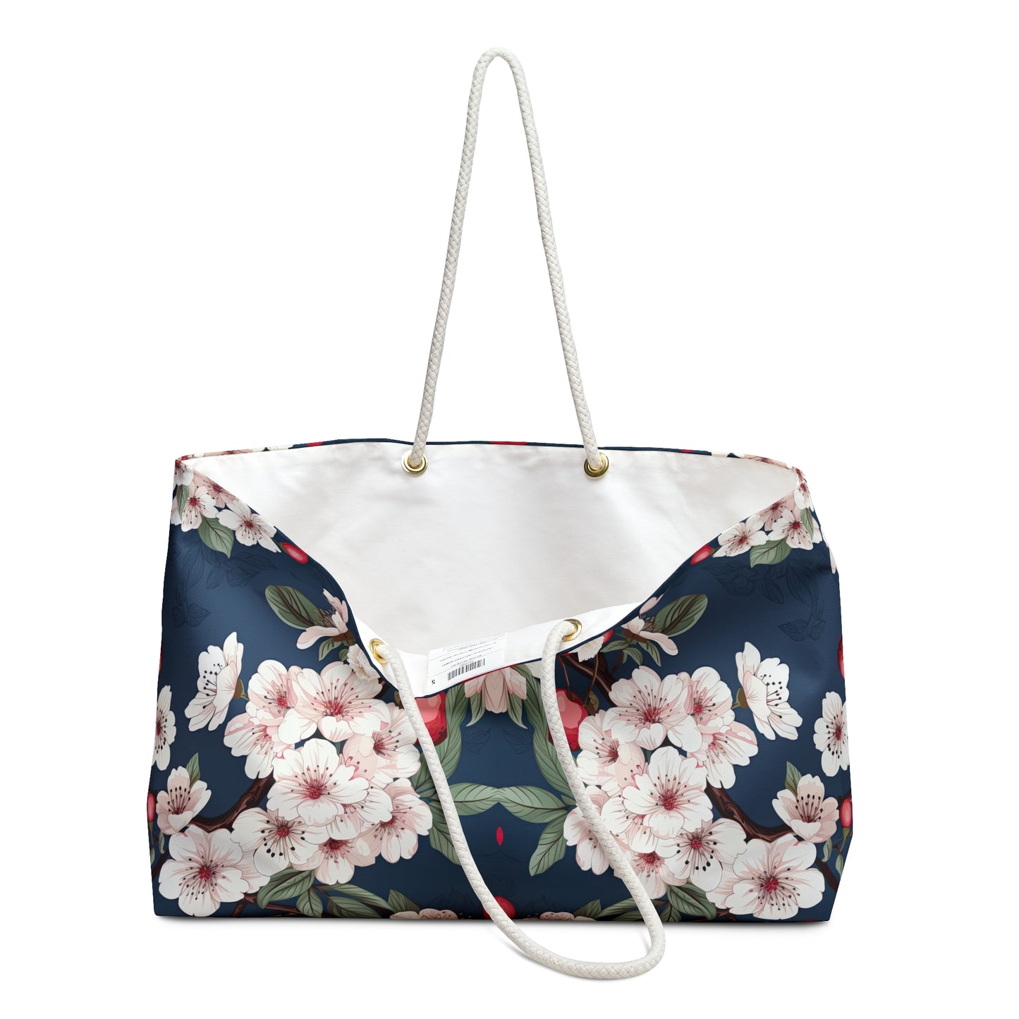 Weekender Bag | Flowers | Blue Cherry