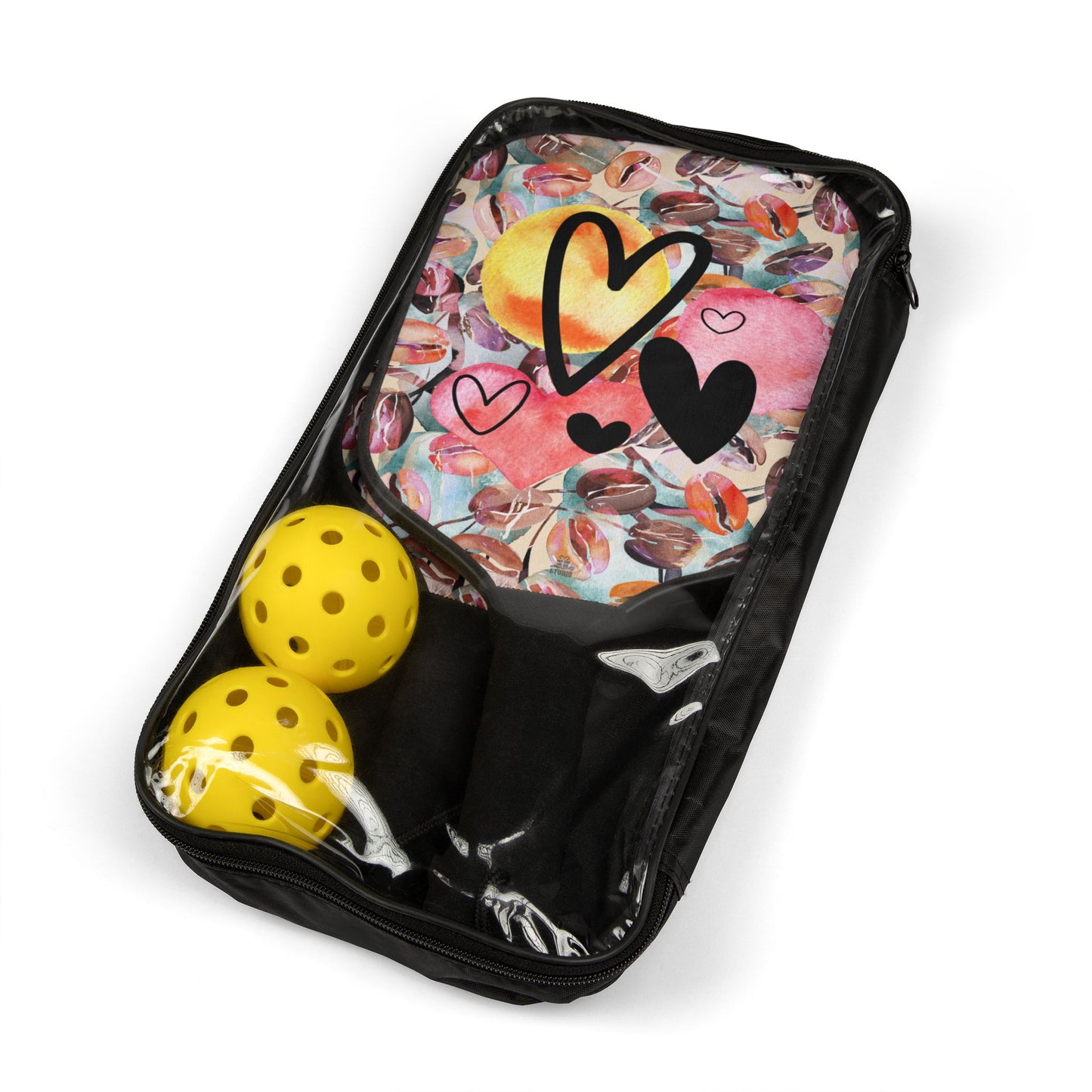 Pickleball Kit | Doodle Hearts | Hearts & Dots