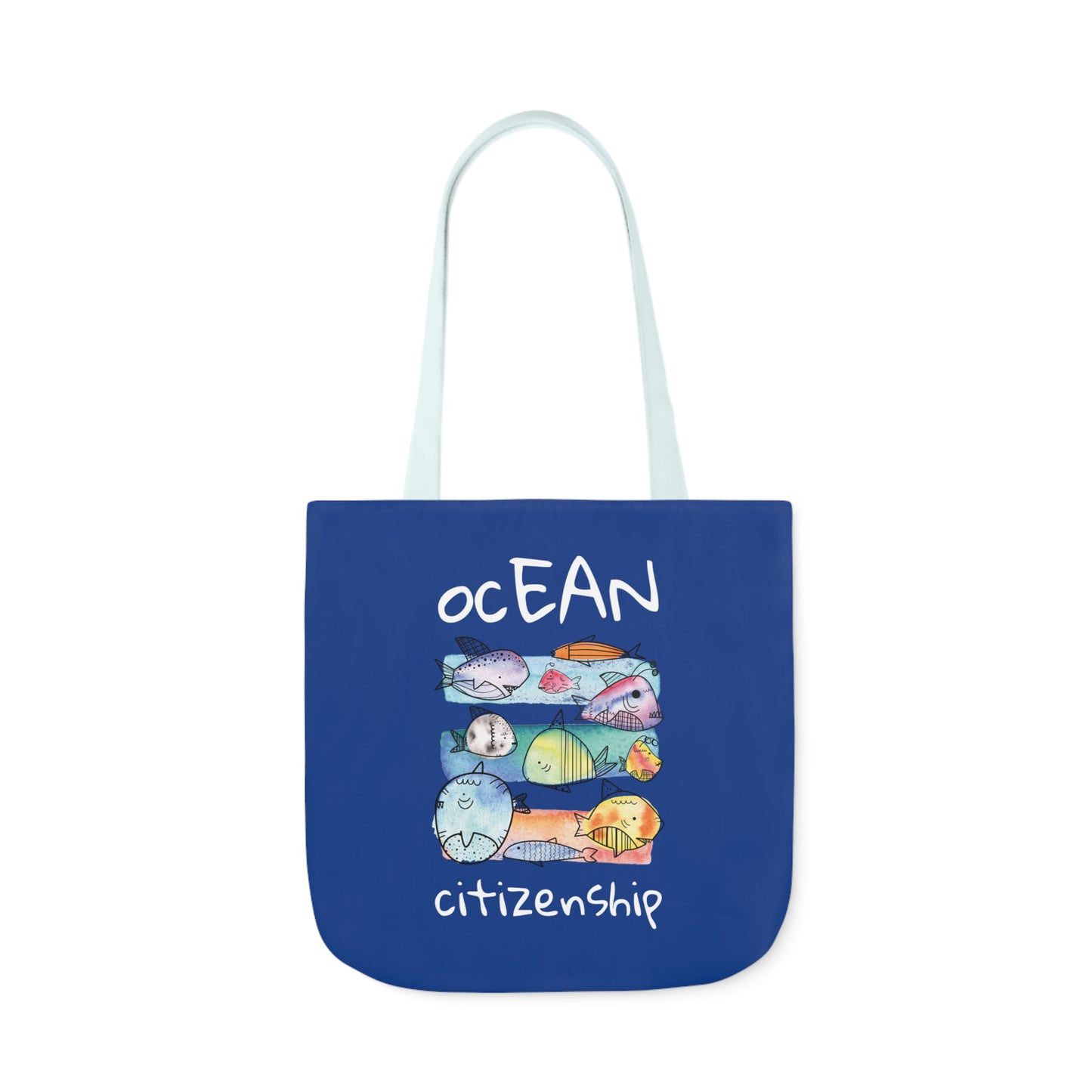 ocEAN citizenship |  Canvas Tote Bag | BLUE