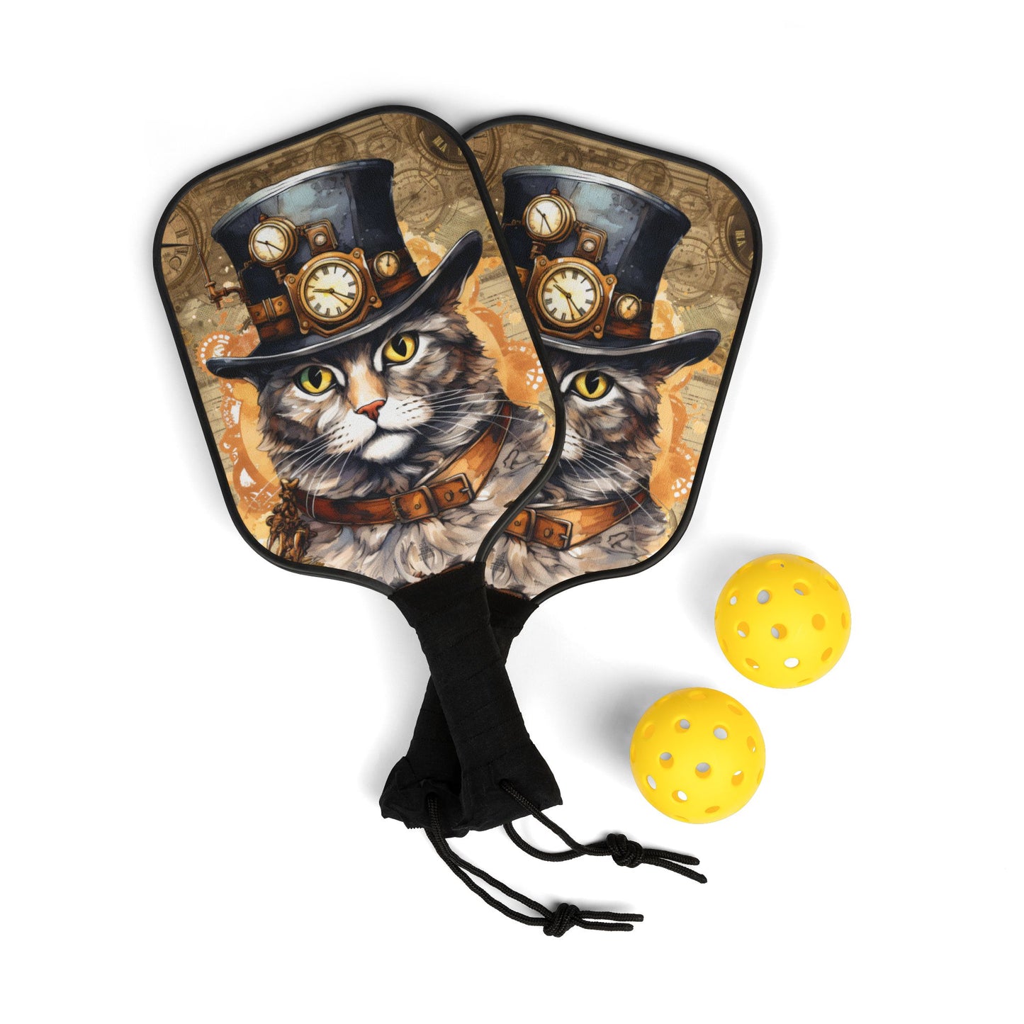 Pickleball Kit | Steampunk Cats | Cat 1