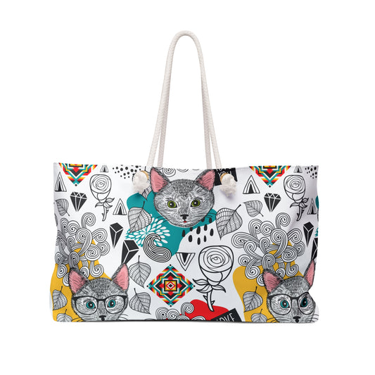 Weekender Bag | Colorful Cats | Cats 5