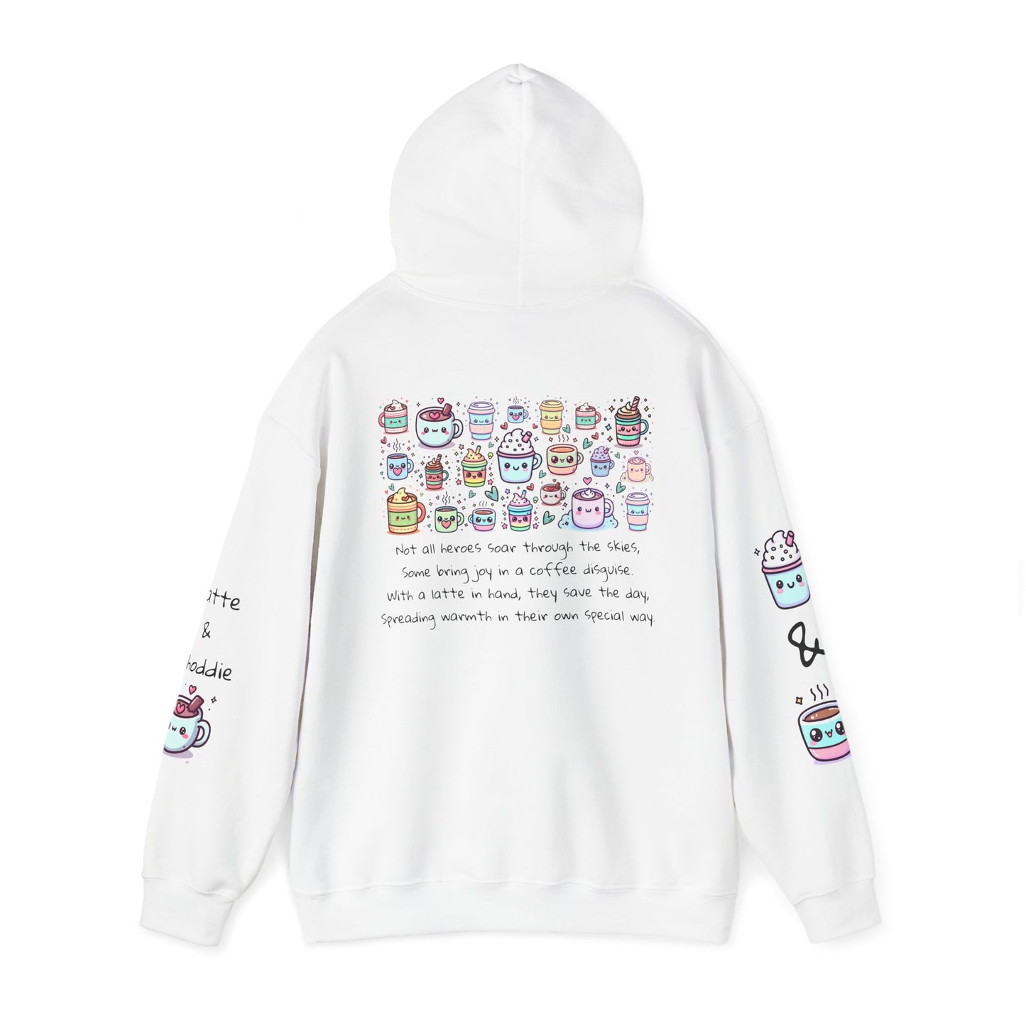 Kawaii Latte Hoodie | Unisex Heavy Blend™ Hooded Sweatshirt |