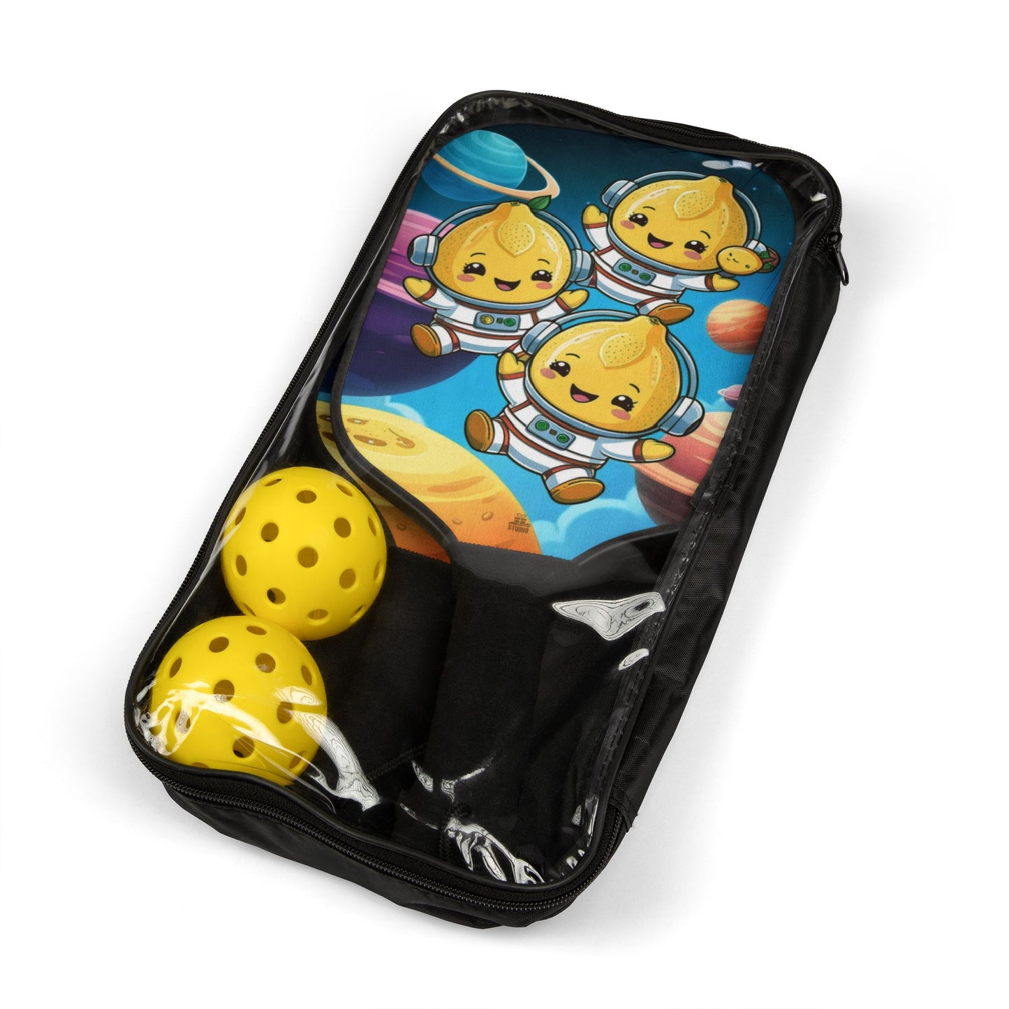 Pickleball Kit | Galactic Fruits Collection | Lemon