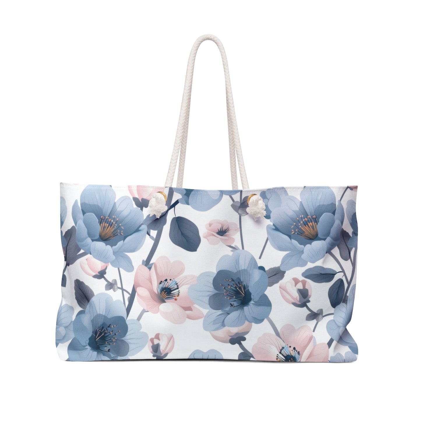 Weekender Bag | Flowers |Blue Flowers