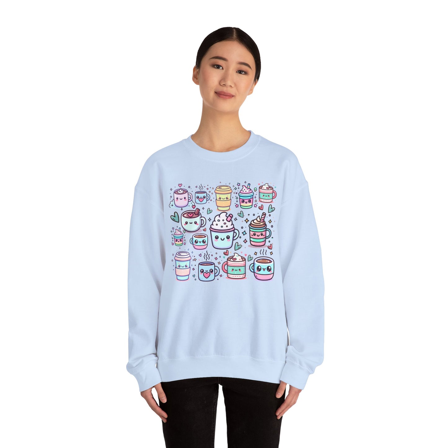 Kawaii Lattes | Unisex Heavy Blend™ Crewneck Sweatshirt