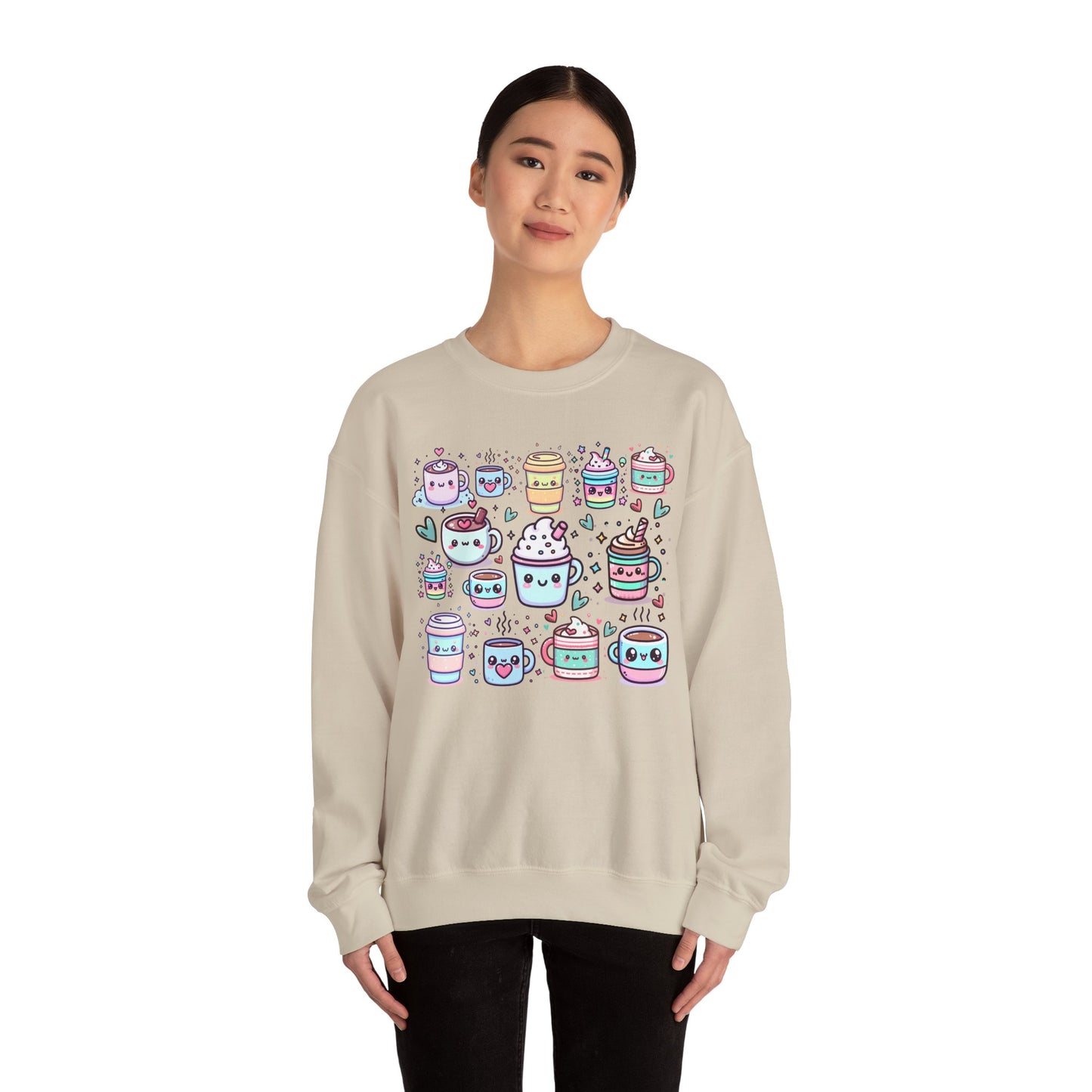 Kawaii Lattes | Unisex Heavy Blend™ Crewneck Sweatshirt