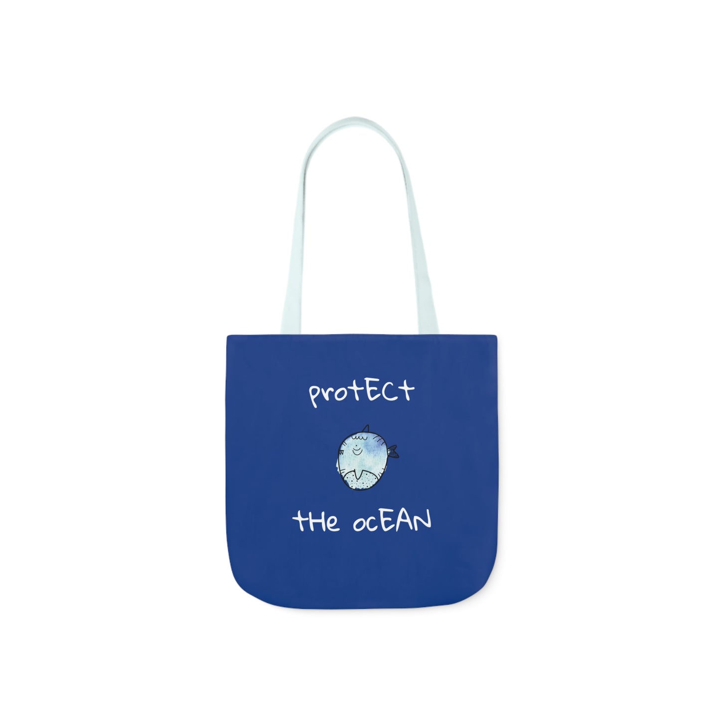 ocEAN citizenship |  Canvas Tote Bag | BLUE