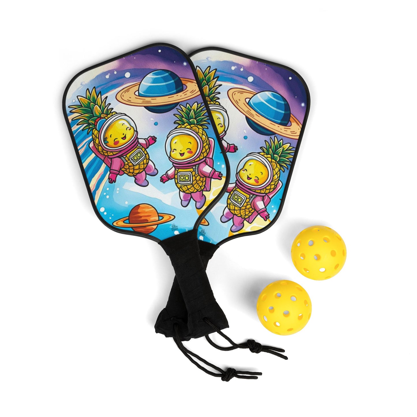 Pickleball Kit | Galactic Fruits Collection |Pineapple