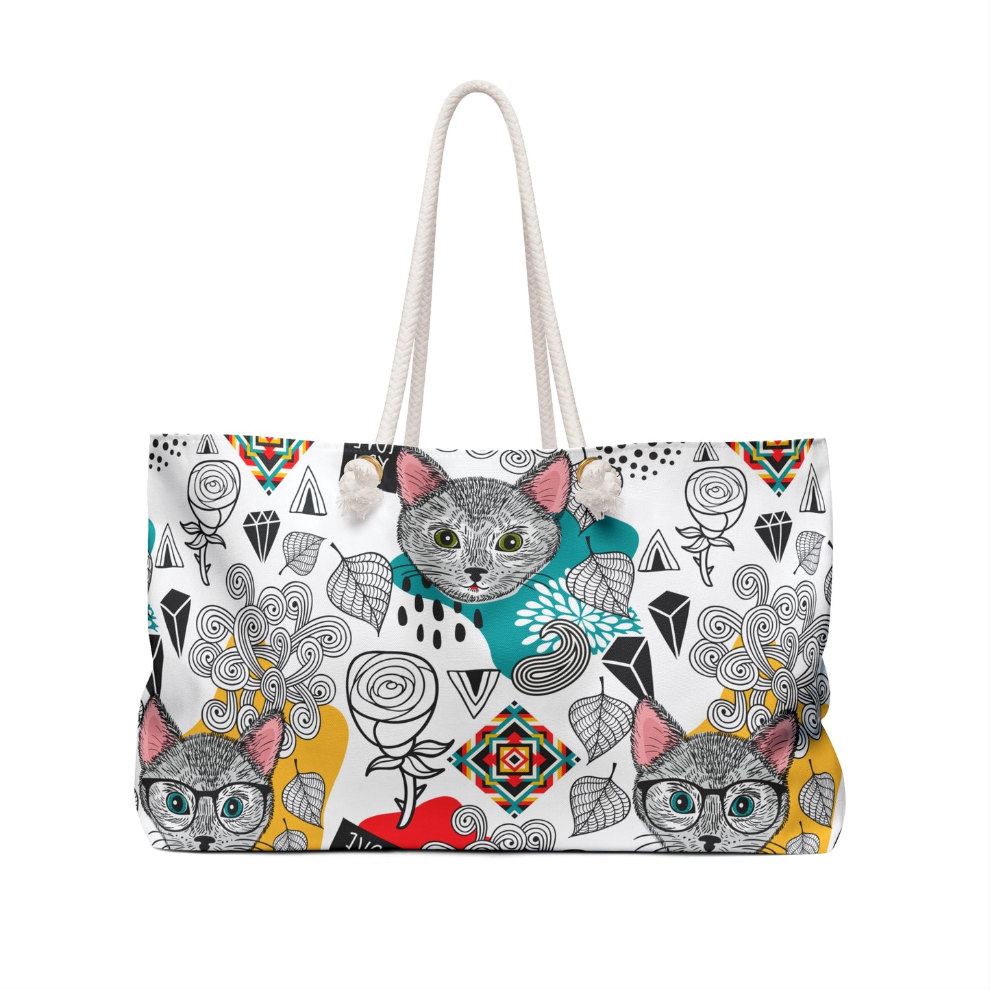 Weekender Bag | Colorful Cats | Cats 5