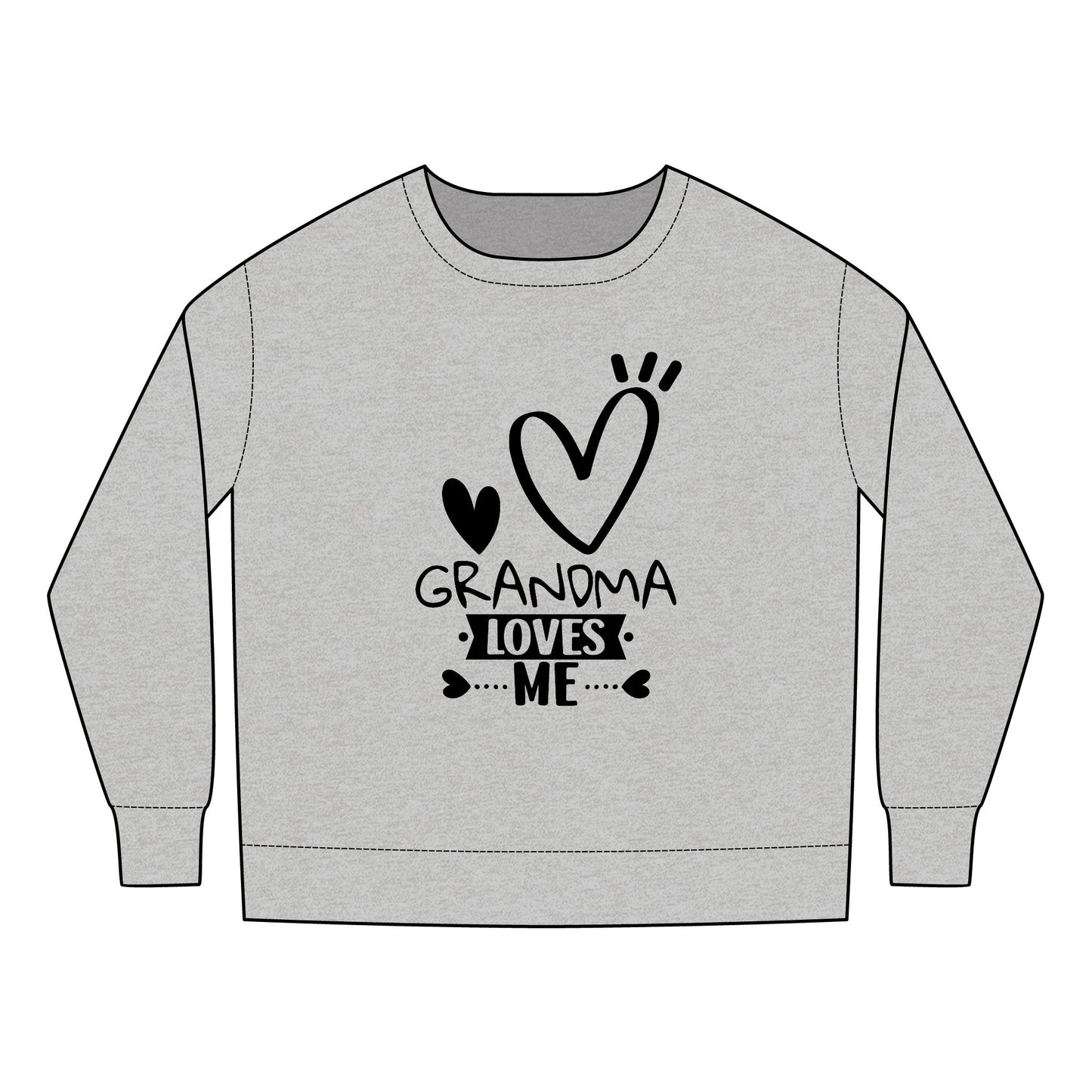 Grandma Loves Me | Toddler Sweatshirt