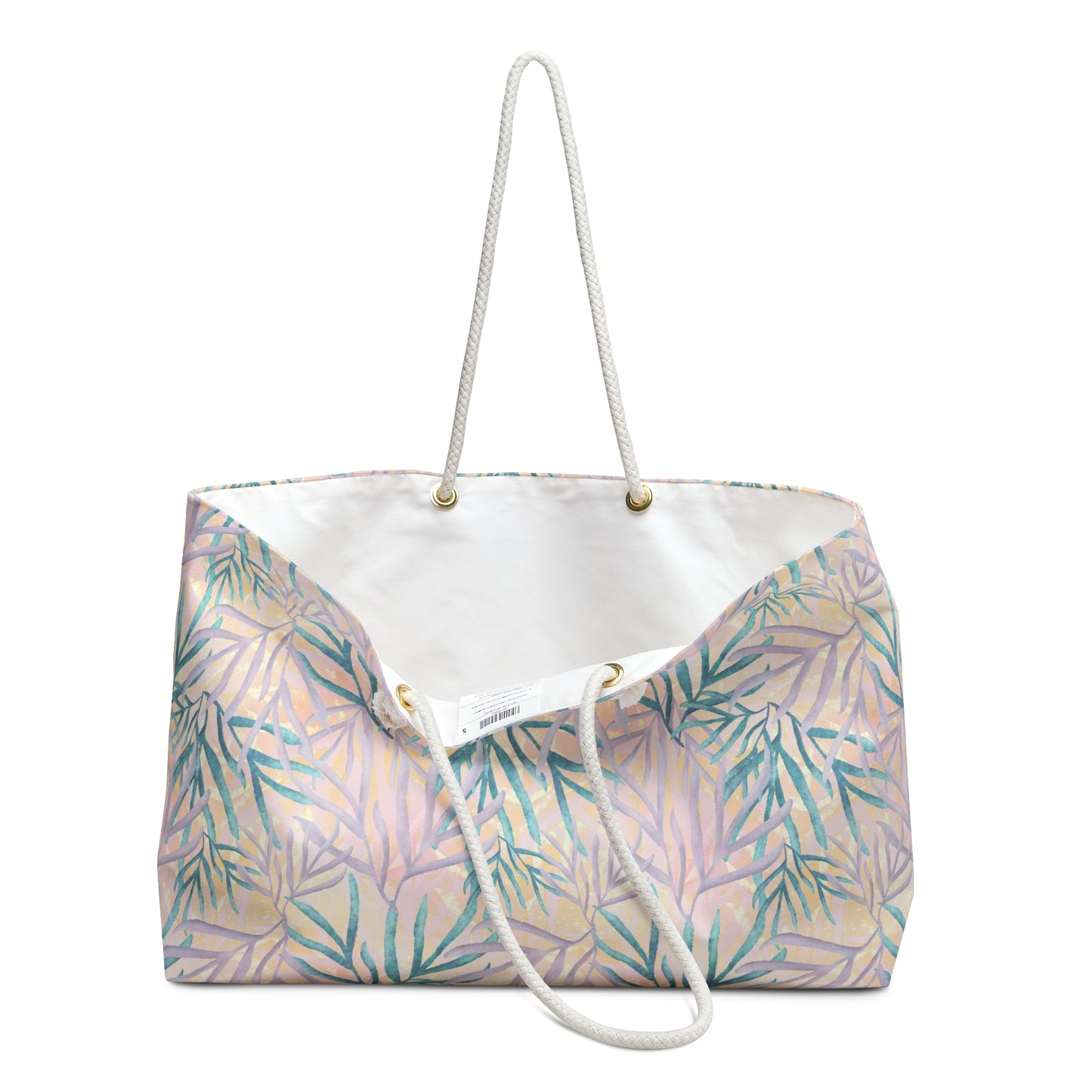 Fern Leaves  |  Weekender Bag | Sunset Colors