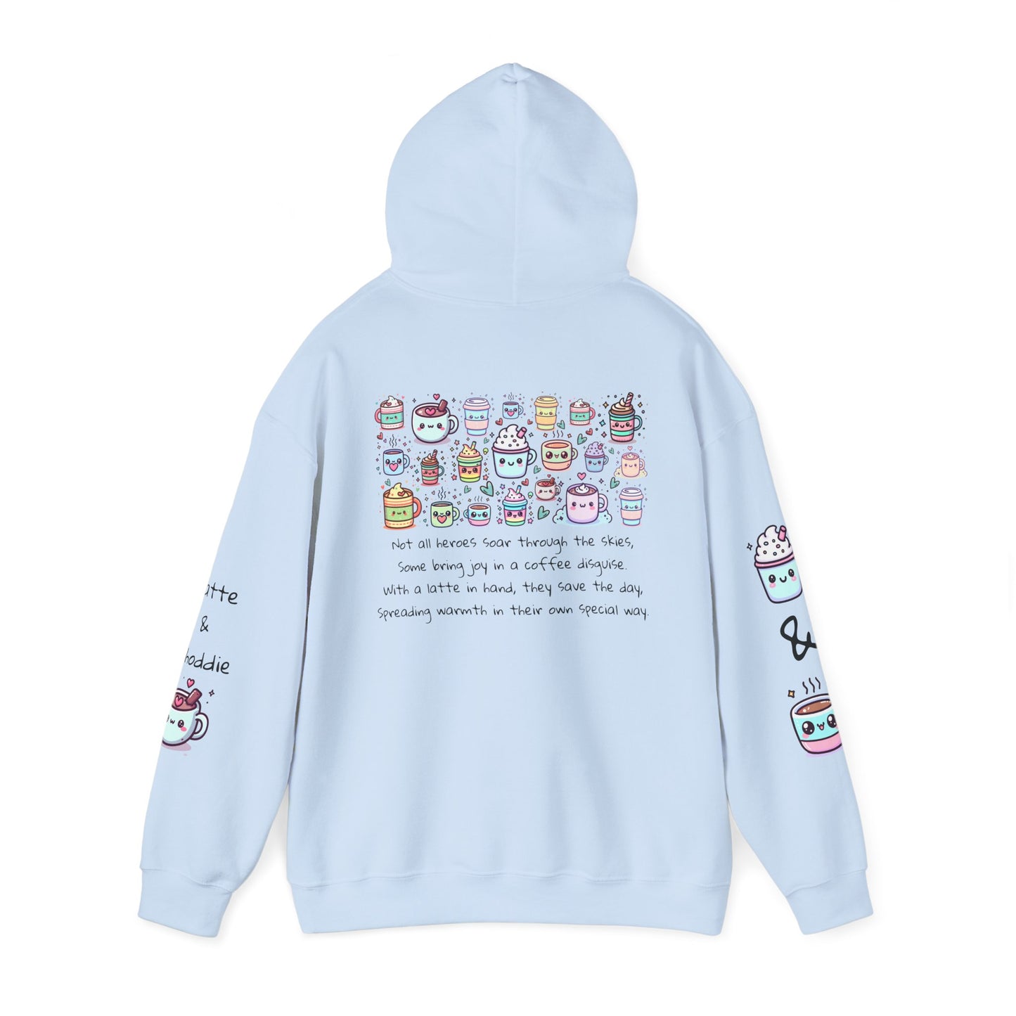 Kawaii Latte Hoodie | Unisex Heavy Blend™ Hooded Sweatshirt |