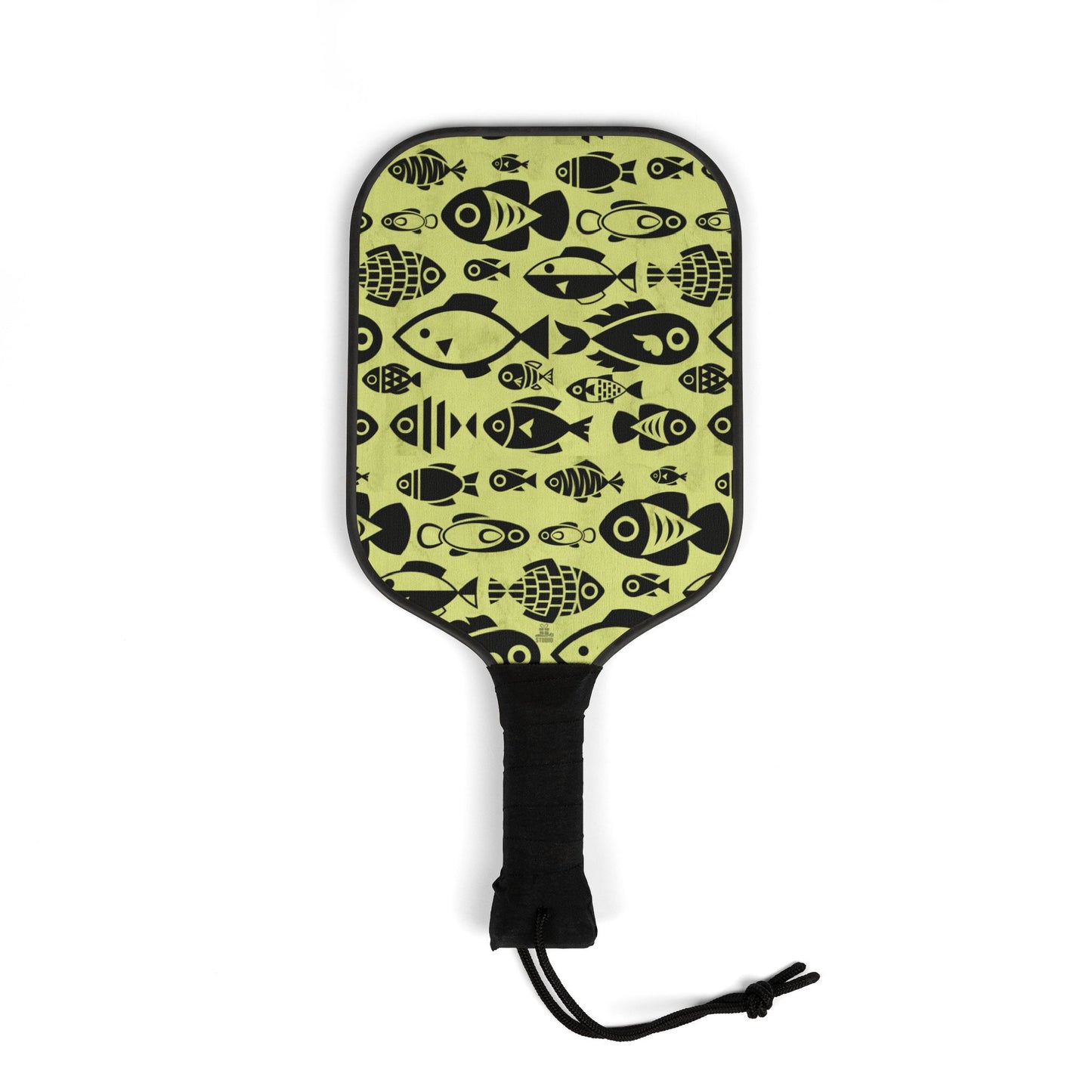 Pickleball Kit | School of Fish | Yellow