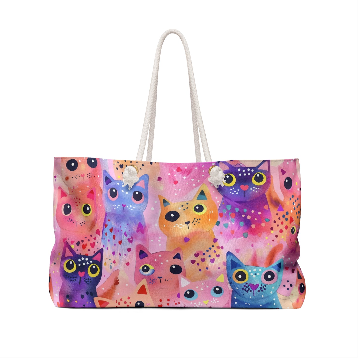 Weekender Bag | Colorful Cats | Cats 2