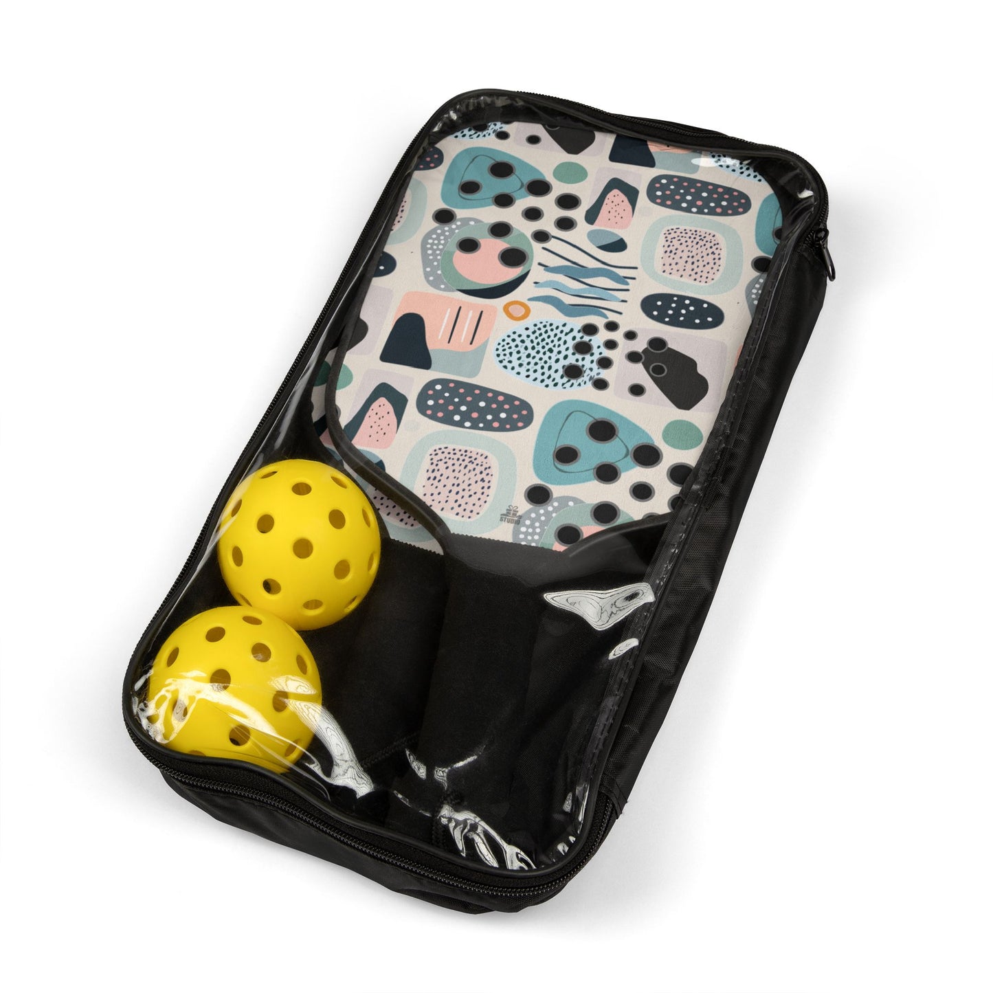 Pickleball Kit | Abstract Elements | Muted