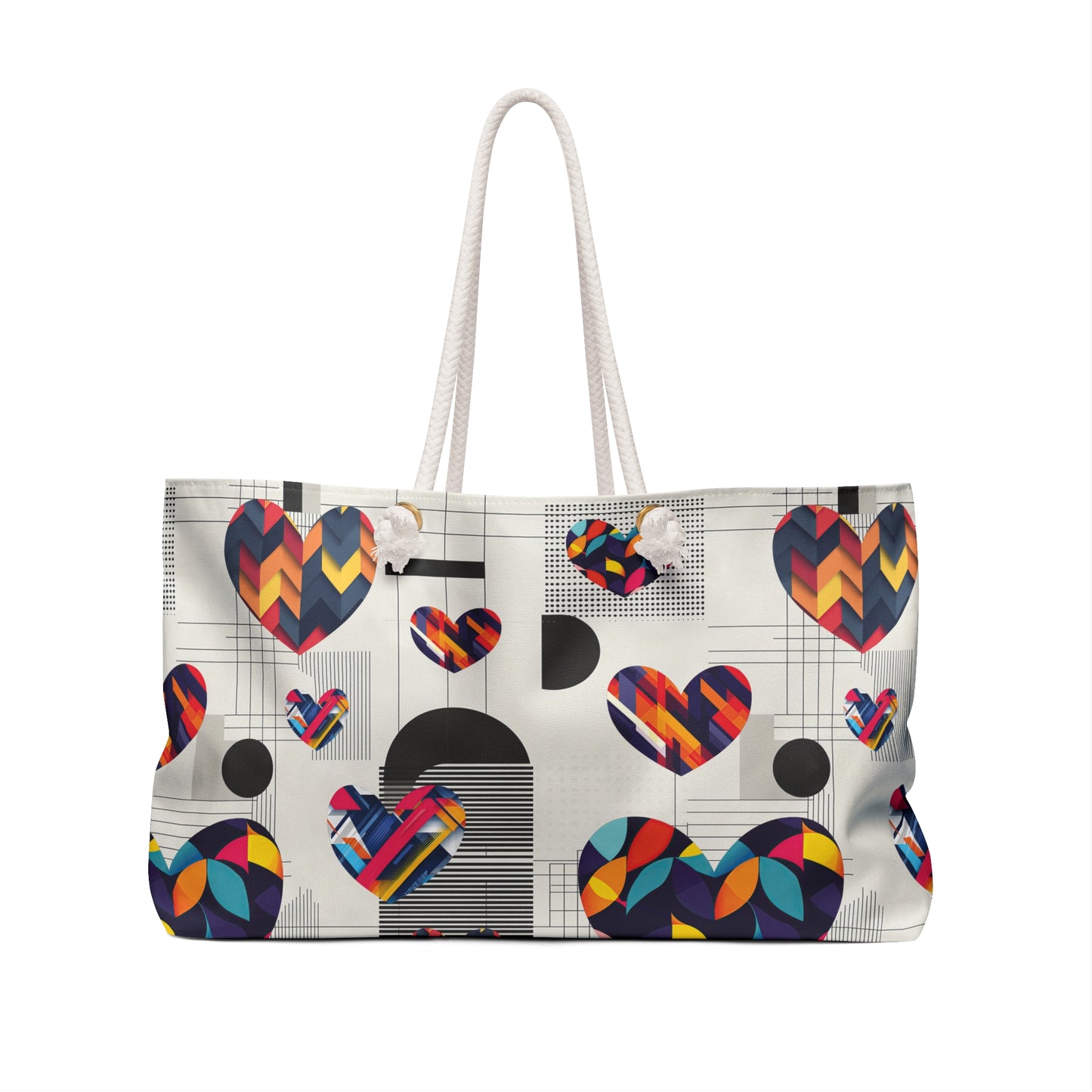 Weekender Bag | Abstract Hearts| Hearts 3