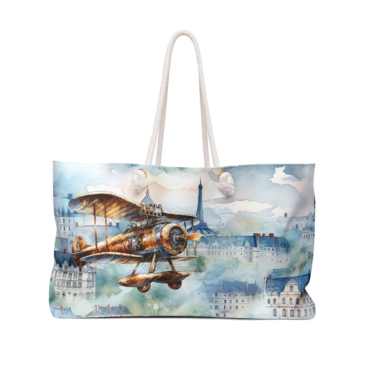 Weekender Bag | Watercolor Skies | Plane 5