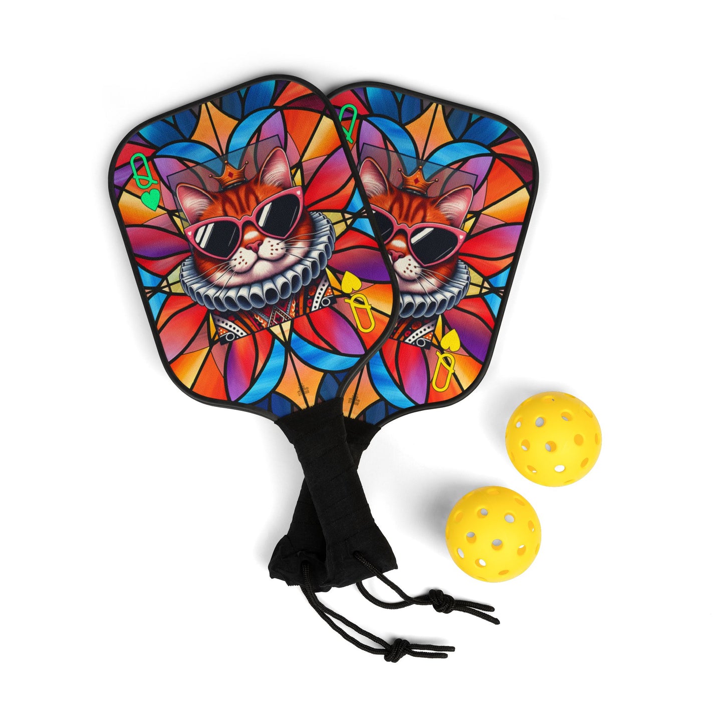 Pickleball Kit | Queen & Stain Glass | Queen 3