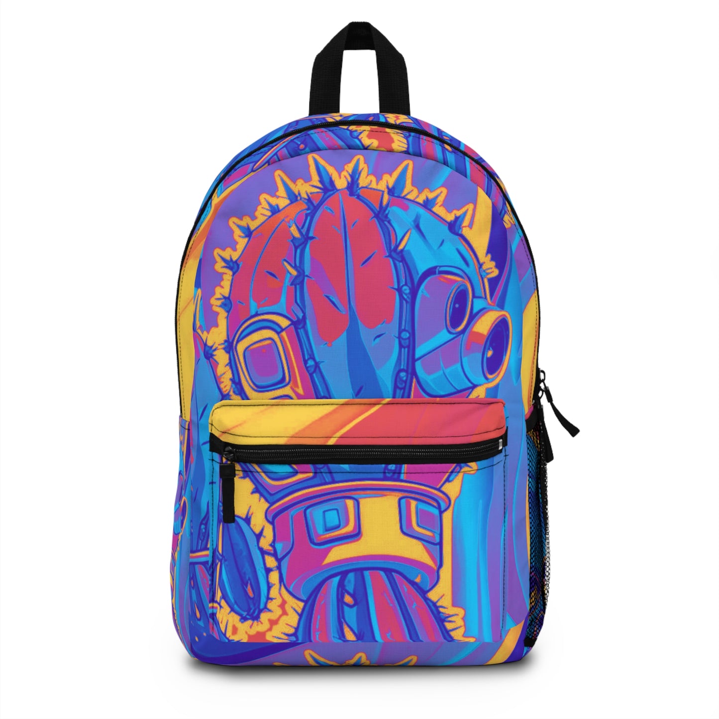 Astro-Cactus | Back Pack | Psychedelic  Heatwave Colors