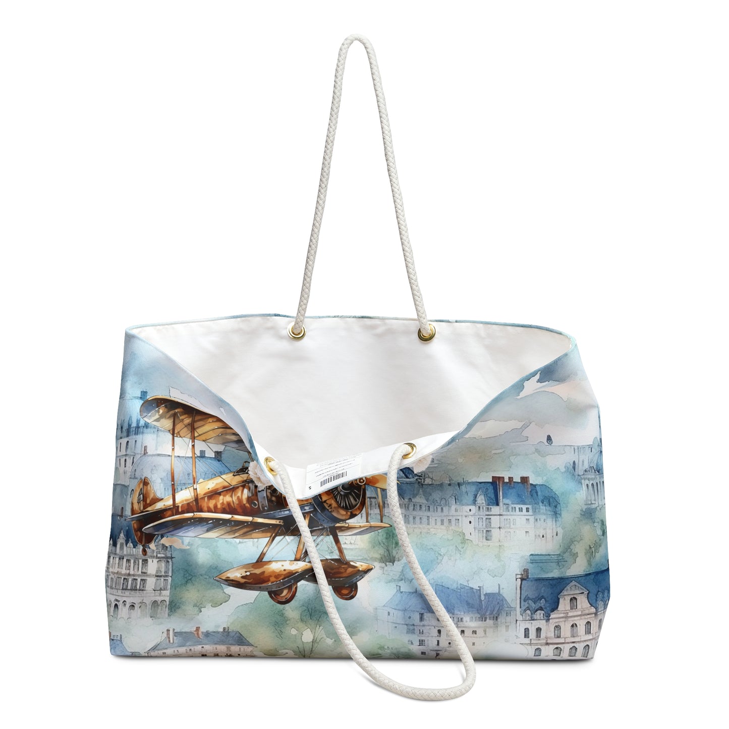 Weekender Bag | Watercolor Skies | Plane 5