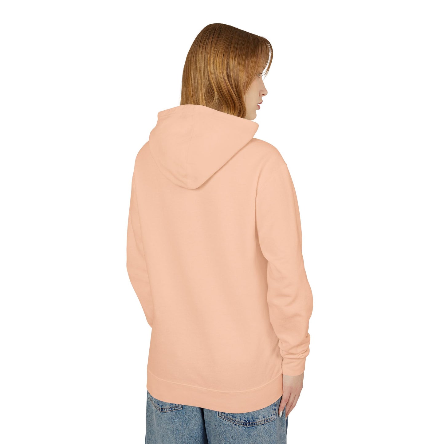 Flower Quote | Lightweight Hoodie Sweatshirt | Peonies