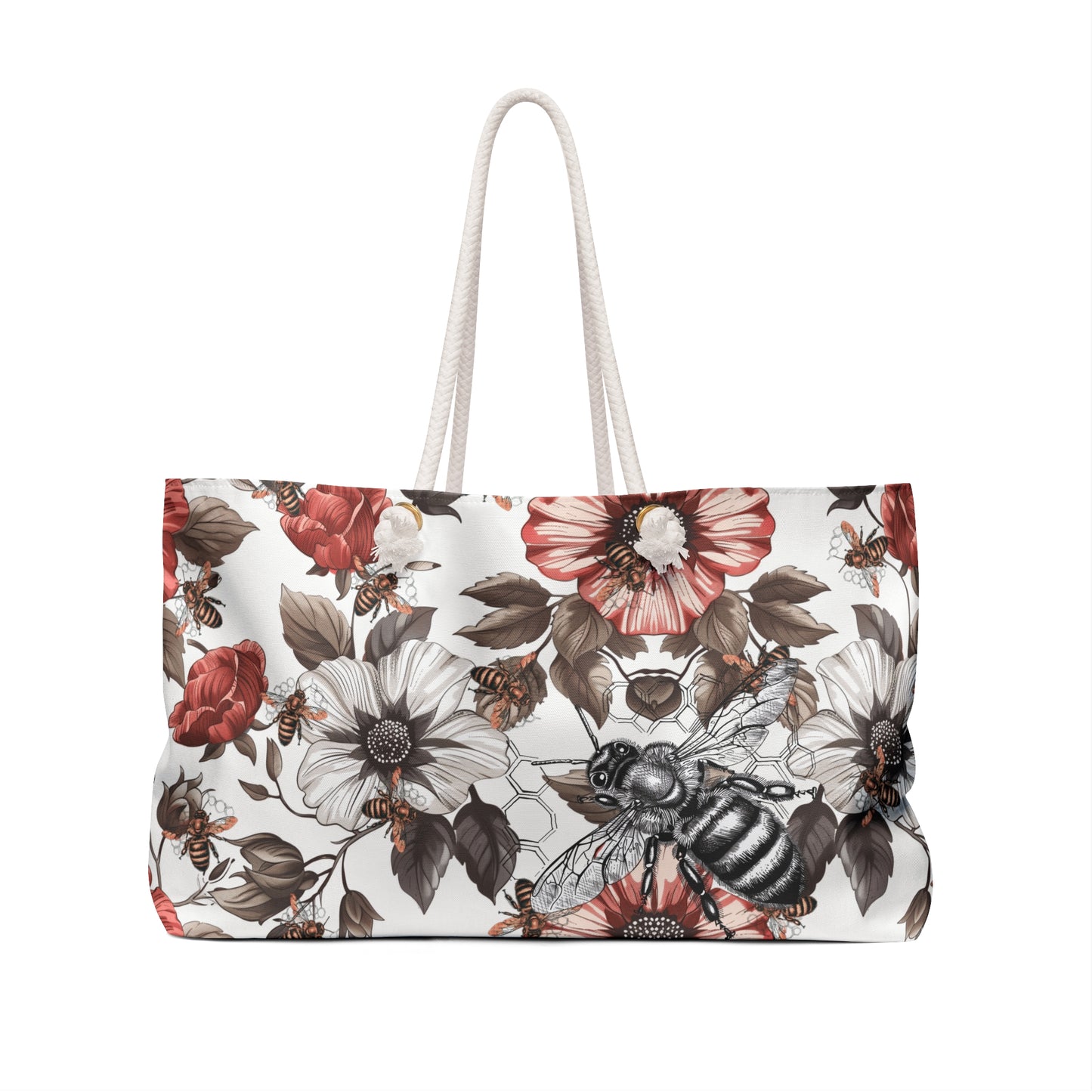 Weekender Bag | Queen Flowers | Bee 2