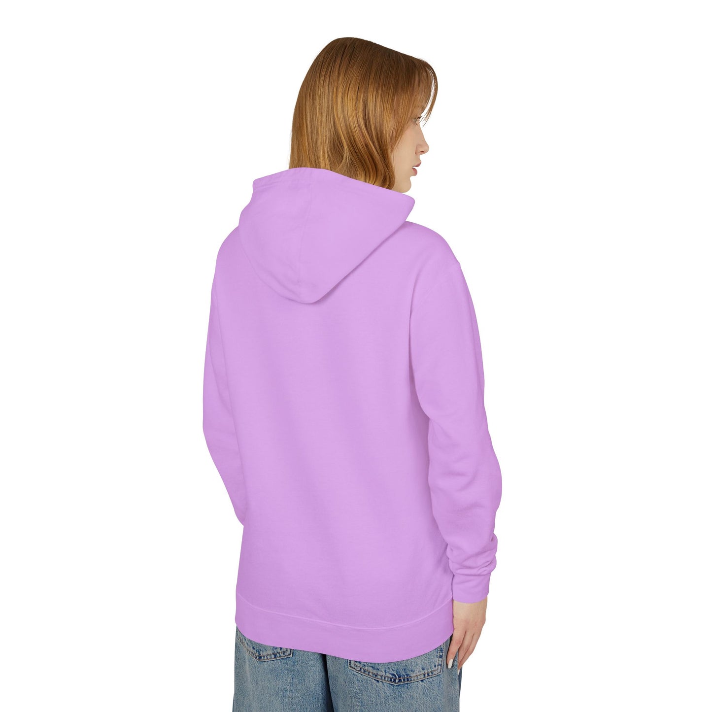 Flower Quote | Lightweight Hoodie Sweatshirt | Peonies