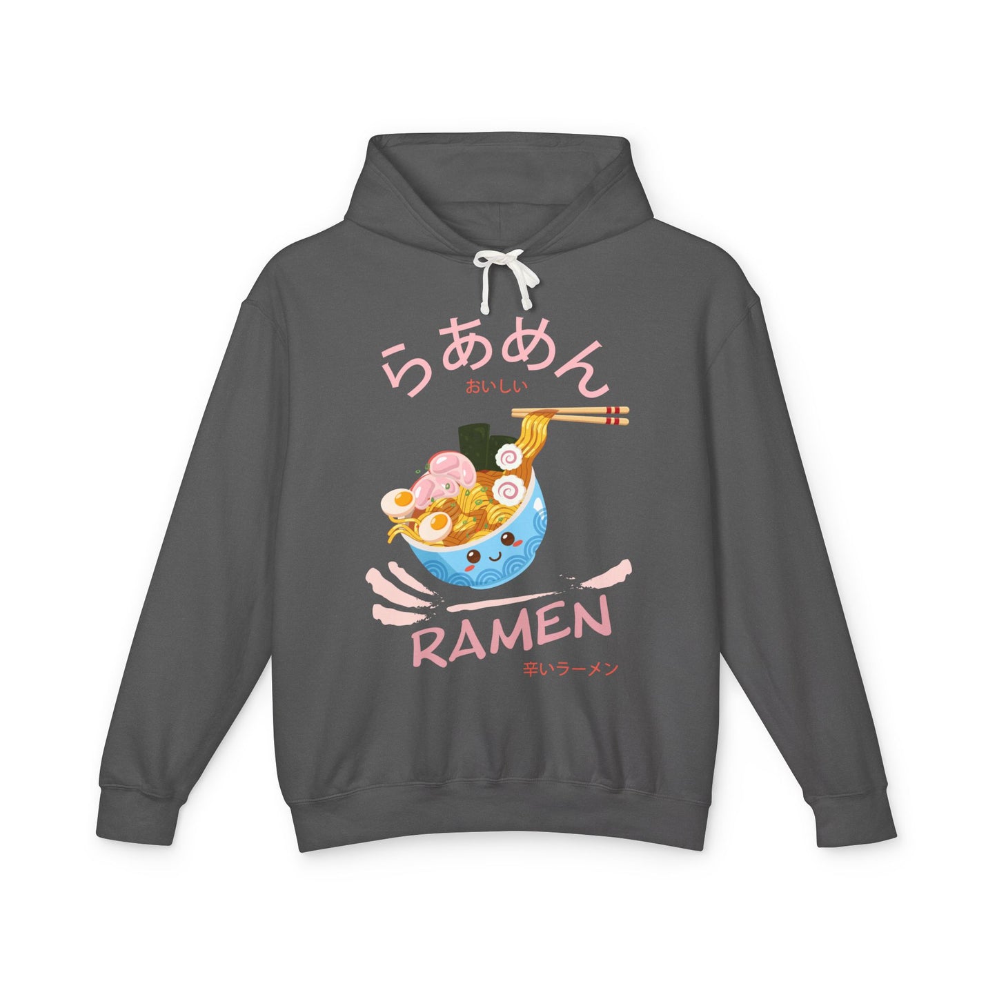 Ramen Blue Bowl | Unisex Lightweight Hooded Sweatshirt