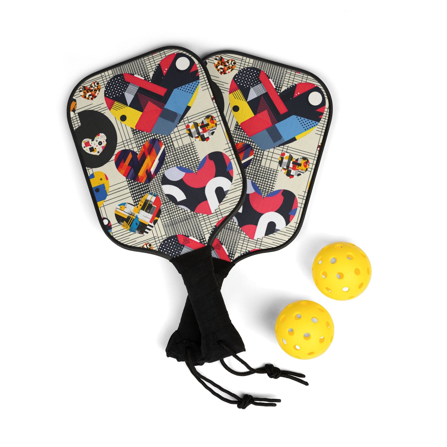 Pickleball Kit | Abstract Hearts | Hearts 2