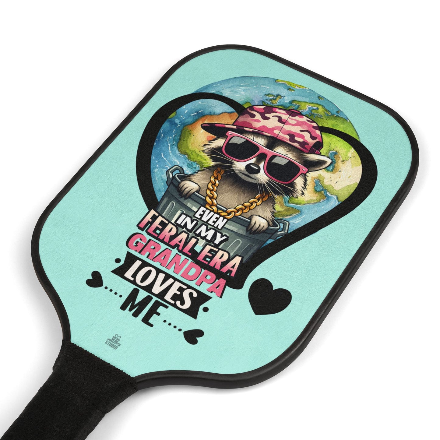 Pickleball Kit | Raccoon | Grandpa Loves Me | World