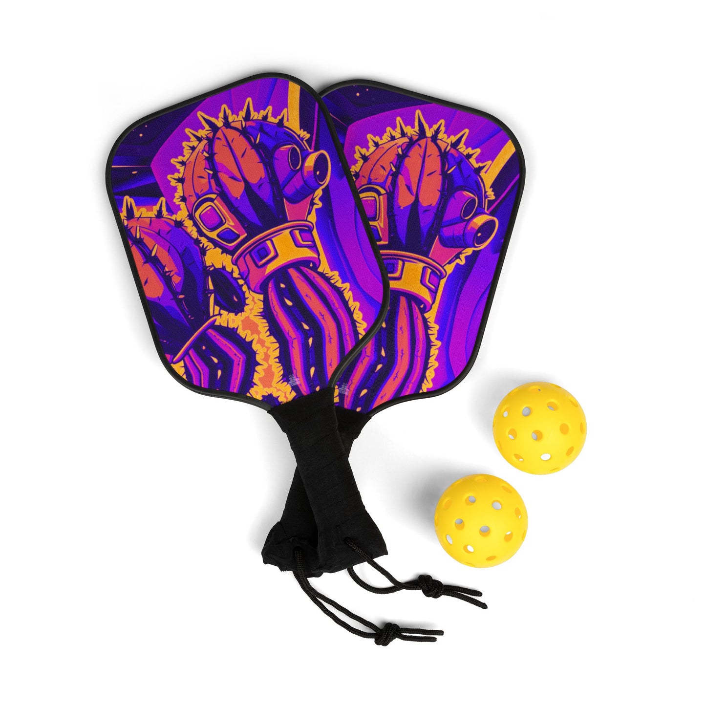 Pickleball Kit | Astro-Cactus | Psychedelic Infra-Magenta