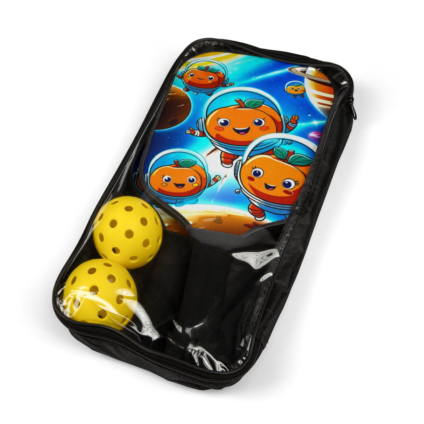 Pickleball Kit | Galactic Fruits Collection | Apricot