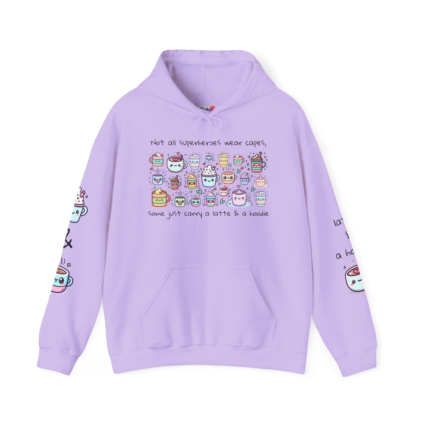 Kawaii Latte Hoodie | Unisex Heavy Blend™ Hooded Sweatshirt |