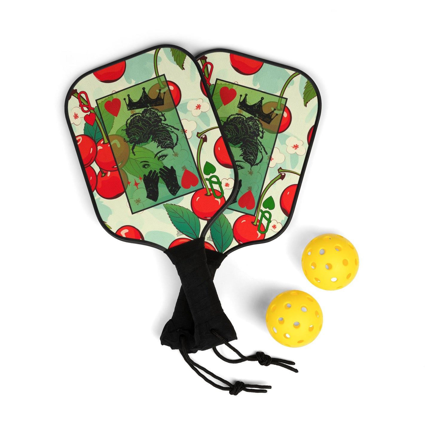 Pickleball Kit | Queen & Cherries  | Queen 4